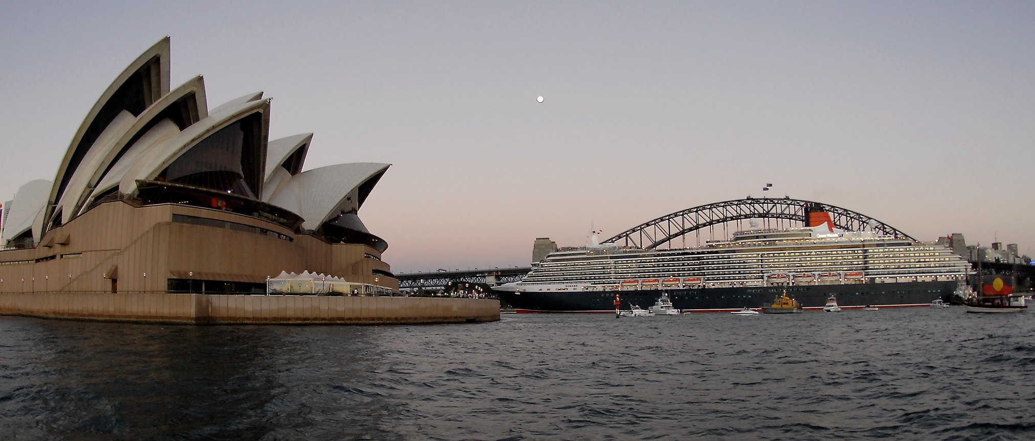 Queen Victoria Sydney Harbour Panoramic
